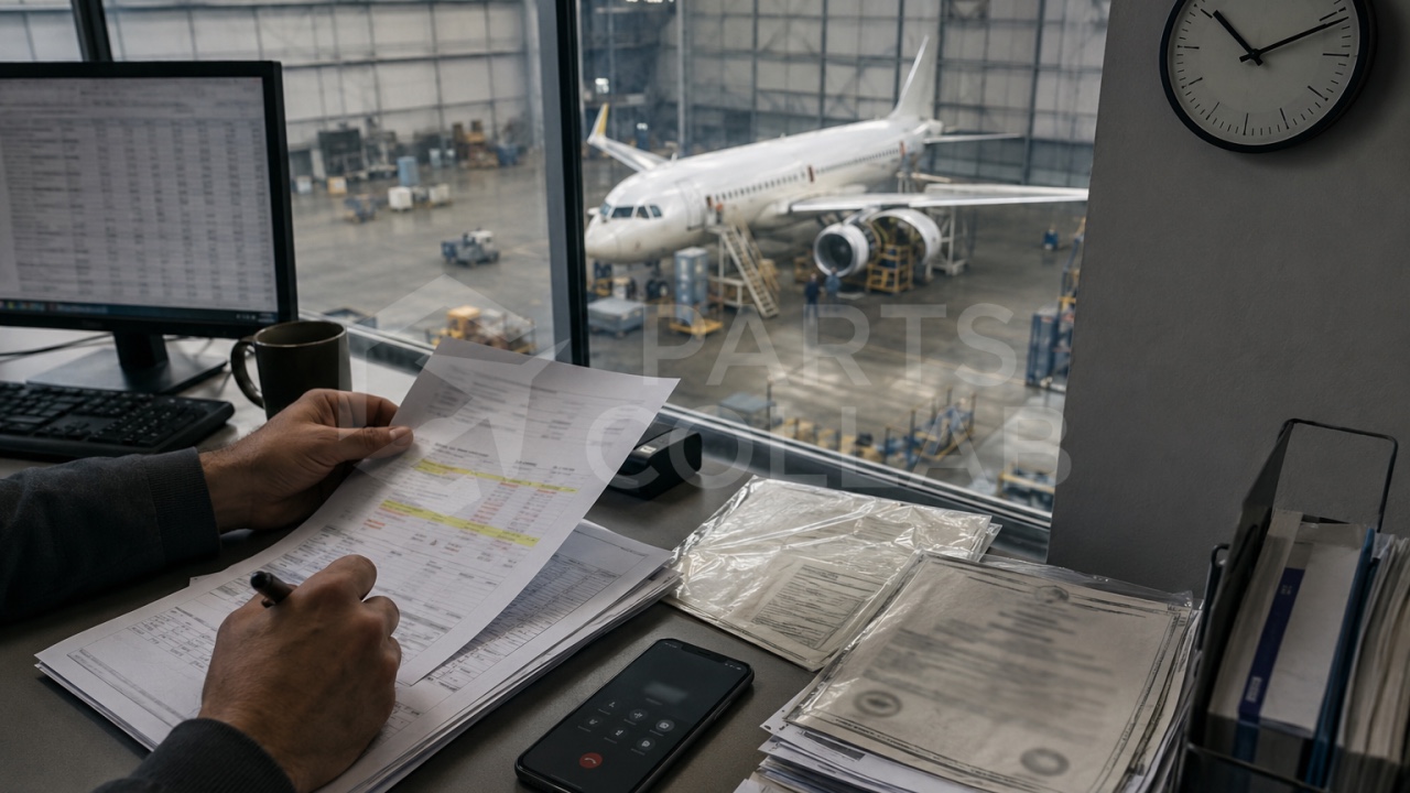 Where Does One Hour Really Go When Sourcing a Complex Aircraft Spare Part?